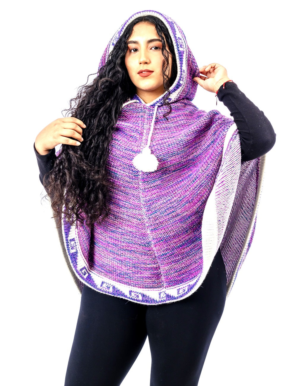 Alpaka poncho Hoodie