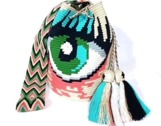 Eye design Wayuu bag