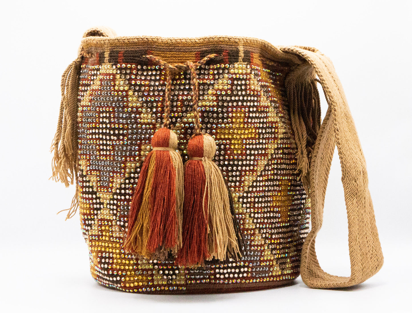 Gold & Cooper Bedazzled Wayuu Bag