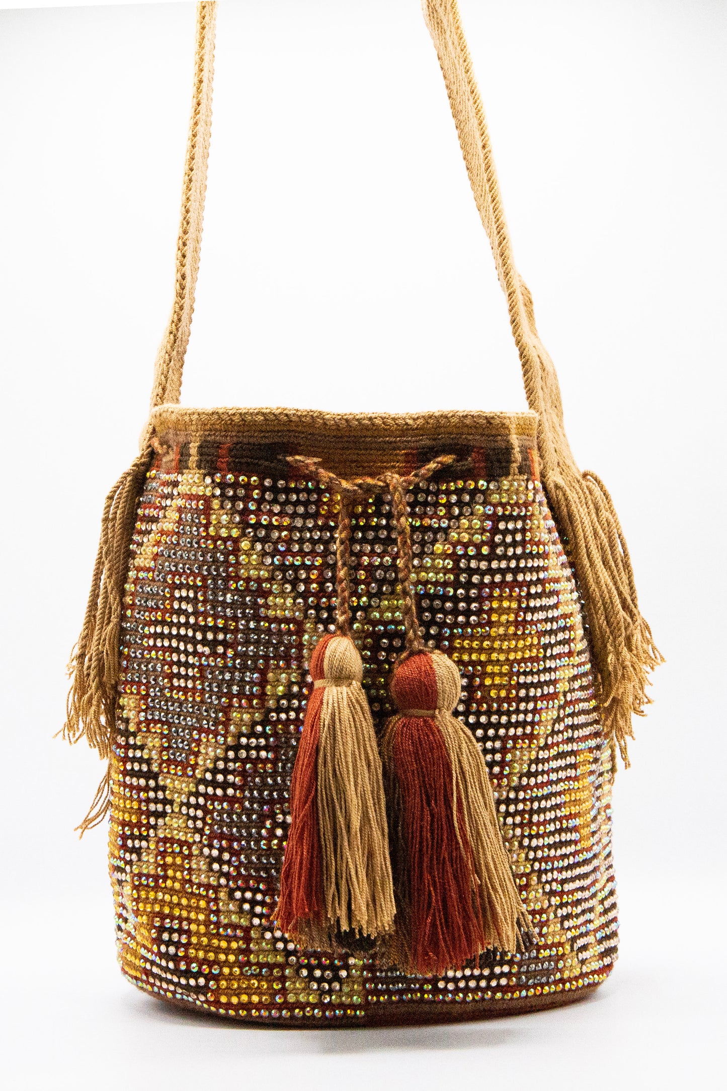 Gold & Cooper Bedazzled Wayuu Bag