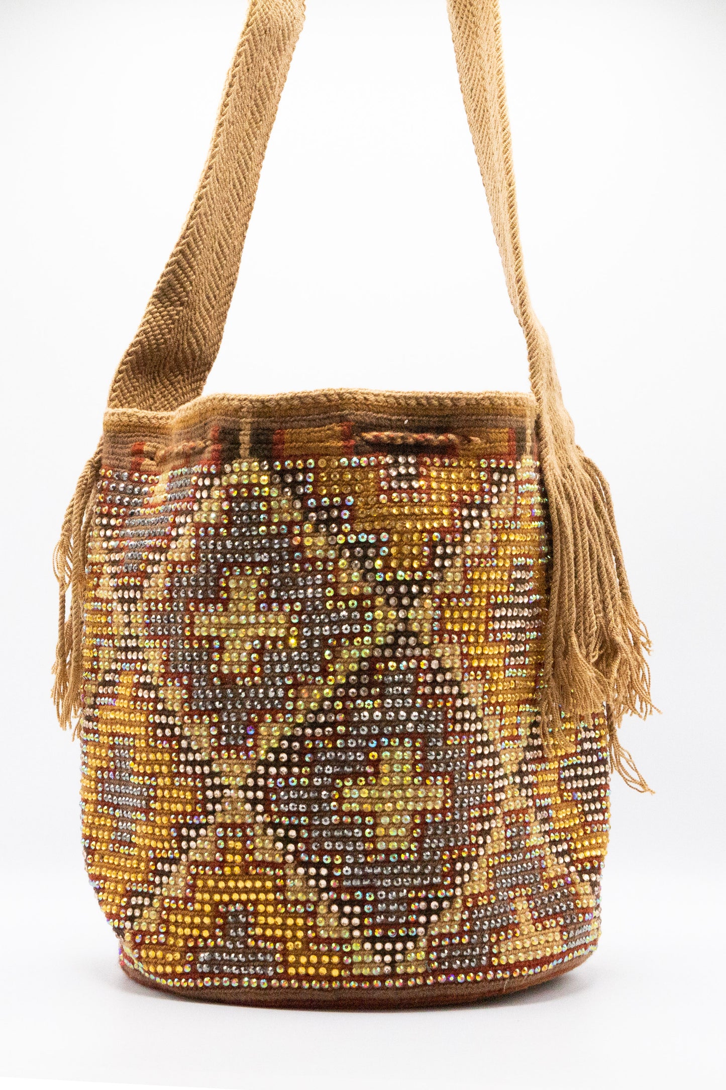 Gold & Cooper Bedazzled Wayuu Bag