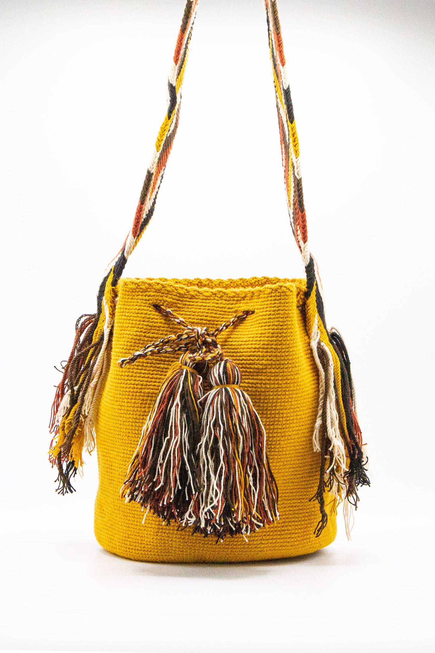 Light Mustard Double Thread Bag