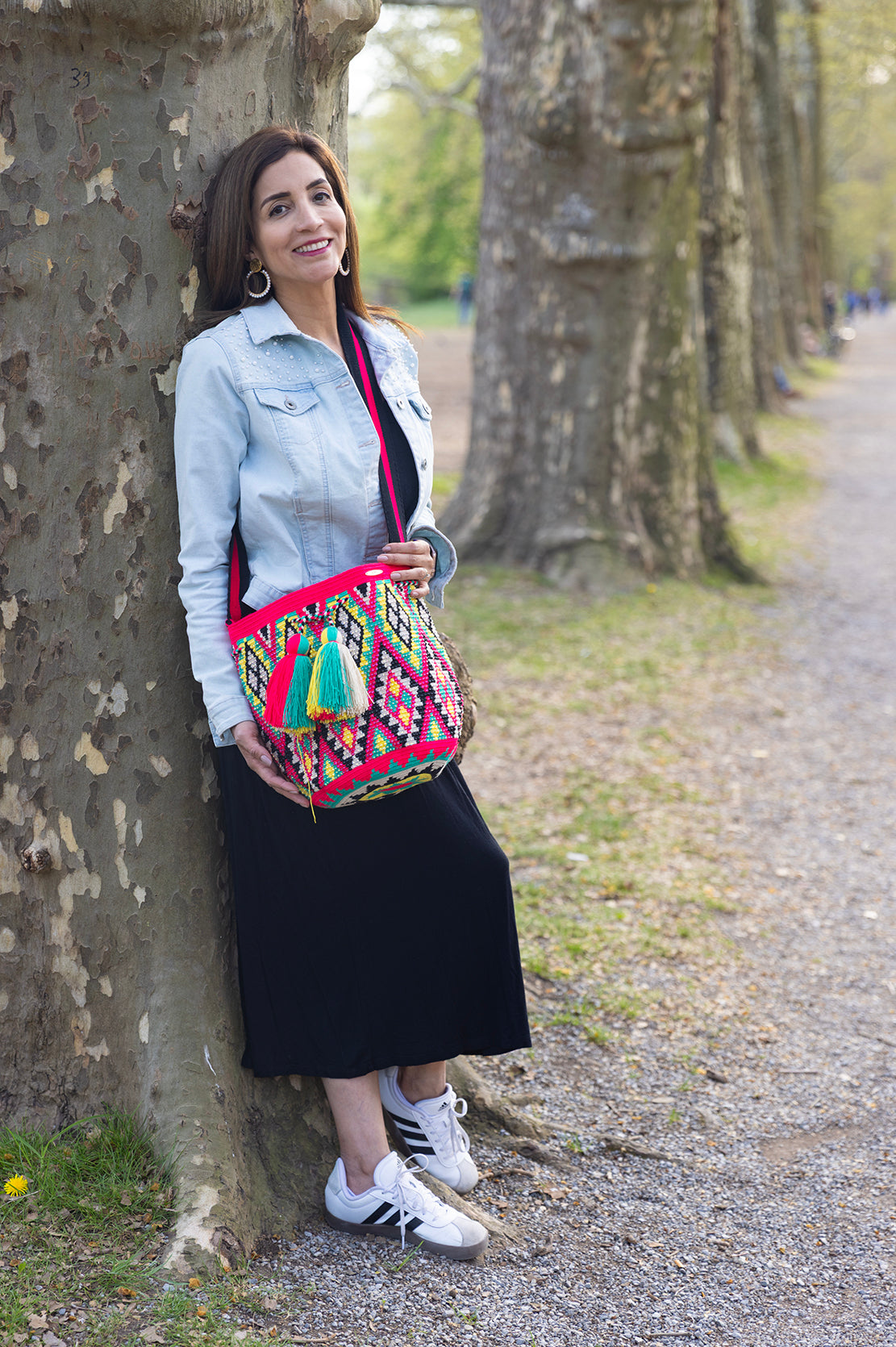 Multicolor Bedazzled Wayuu Tasche