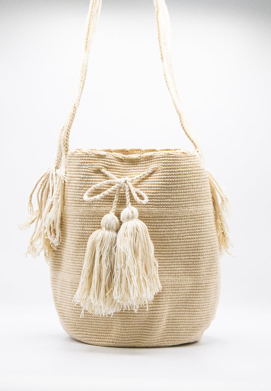 Latte neutral Wayuu bag